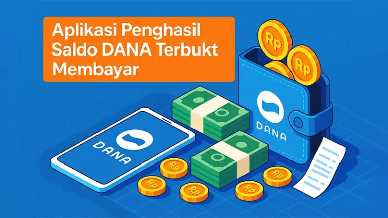apk penghasil saldo dana terbukti membayar​ beneran
